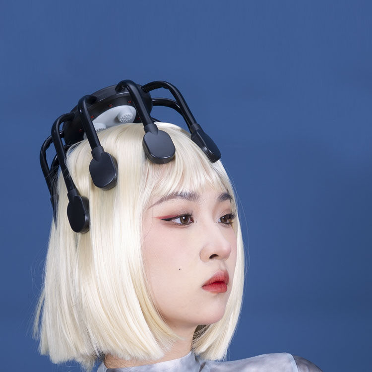 큰 모토가있는 지능형 헤드 마사지